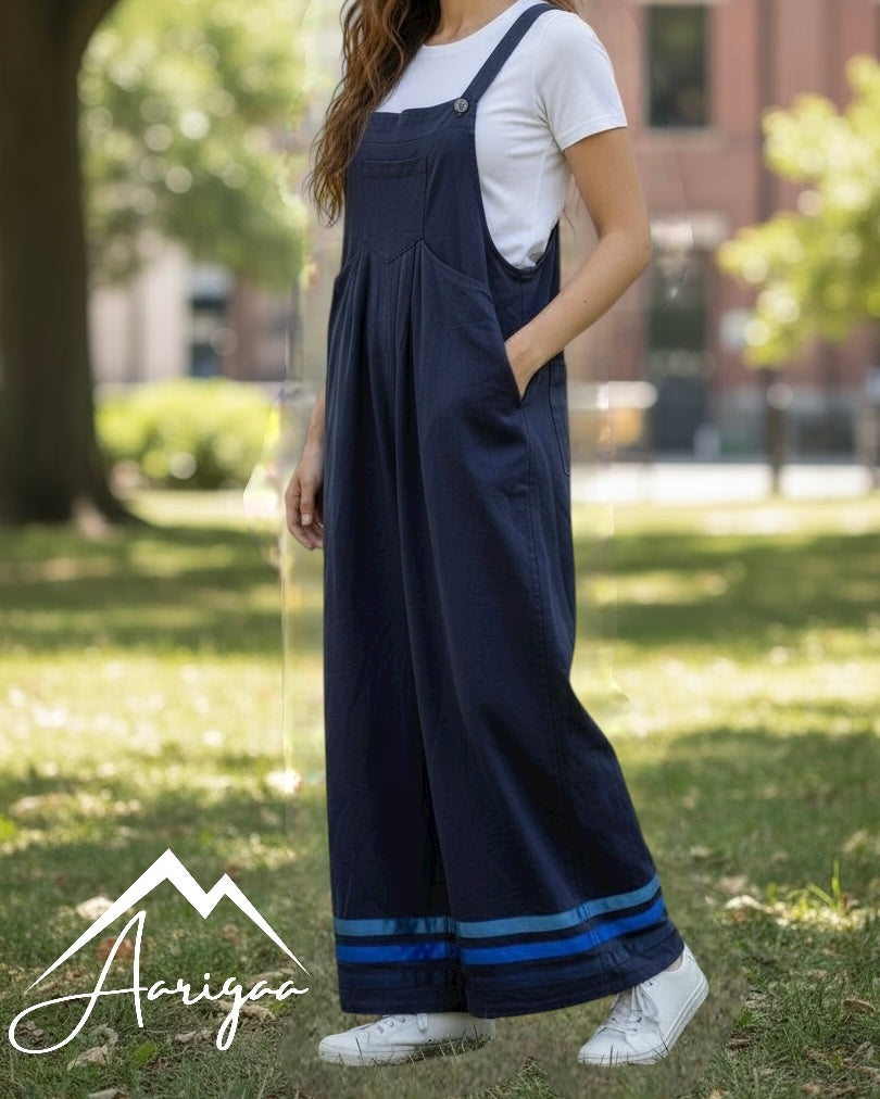 Blue Jumper with Blue Assorted Ribbons