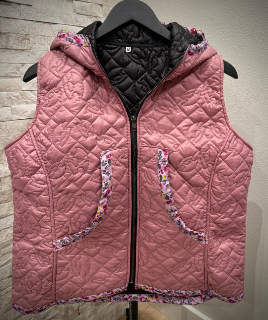 Brador Quilted Vest Pink