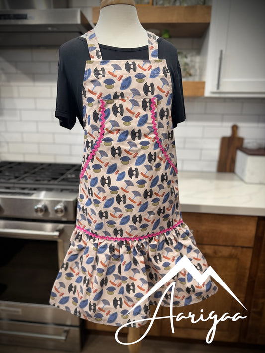 Ulu Commander Apron - Pink Trim